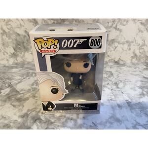 Funko Pop! Movies 007 M From Goldeneye - James Bond -  Vinyl Figure - #800 NIB